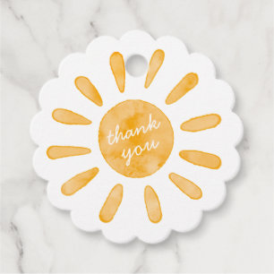 ファーストトリップのまわりにザサンファースト誕生日メッセージカード フェイバータグ