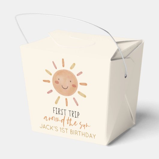 ファーストトリップのまわりにザサンファースト誕生日 フェイバーボックス (裏面サイド)