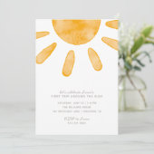 ファーストトリップのまわりにザサンファースト誕生日 | 招待状 (スタンド正面)