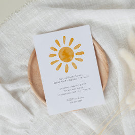 ファーストトリップのまわりにザサンファースト誕生日 | 招待状