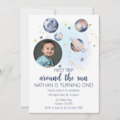 ファーストトリップのまわりにザサンフォト招待状 招待状 (正面)