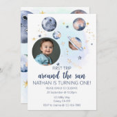 ファーストトリップのまわりにザサンフォト招待状 招待状 (正面/裏面)