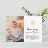 ファーストトリップのまわりにザサンフォト招待状 招待状 (スタンド正面)