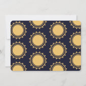 ファーストトリップのまわりにザサンベビー誕生日 招待状 (裏面)