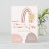 ファーストトリップのまわりにザサンボホ誕生日 招待状 (スタンド正面)