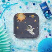 ファーストトリップのまわりにザサンボーイズ誕生日デコール ペーパープレート (パーティー)