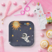 ファーストトリップのまわりにザサンボーイズ誕生日デコール ペーパープレート (パーティー)