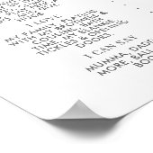 ファーストトリップのまわりにザサンボーイズ誕生日マイルストーン ポスター (角)