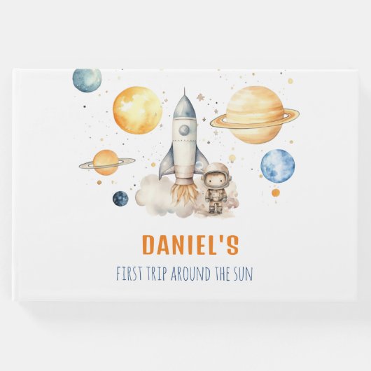 ファーストトリップのまわりにザサンボーイ誕生日ゲストブック ゲストブック (正面)