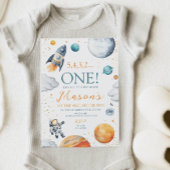 ファーストトリップのまわりにザサンボーイ誕生日宇宙 招待状