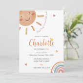 ファーストトリップのまわりにザサンリトルサンシャイン誕生日 招待状 (スタンド正面)