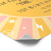 ファーストトリップのまわりにザサンレトロボホサンウェルカム ポスター (角)