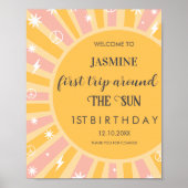 ファーストトリップのまわりにザサンレトロボホサンウェルカム ポスター (正面)