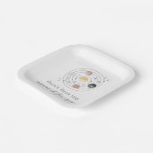 ファーストトリップのまわりにザサン宇宙 ペーパープレート (傾斜あり)