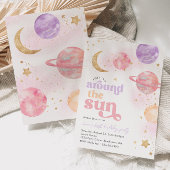 ファーストトリップのまわりにザサン招待状 |宇宙 招待状