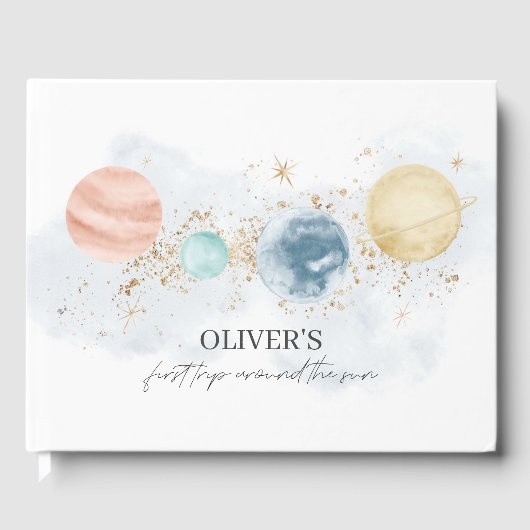 ファーストトリップのまわりにザサン誕生日ゲストブック ゲストブック (正面)