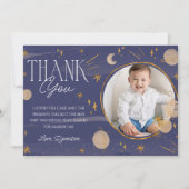 ファーストトリップのまわりにザサン誕生日サンキューカード 招待状 (正面)