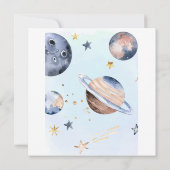 ファーストトリップのまわりにザサン誕生日招待状 (裏面)