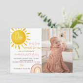 ファーストトリップのまわりにザサン誕生日招待状 サンキューカード (スタンド正面)