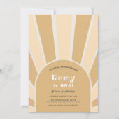 ファーストトリップのまわりにザサン誕生日招待状 招待状 (正面)