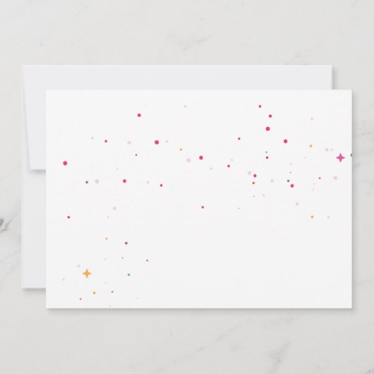 ファーストトリップのまわりにザサン誕生日招待状 招待状 (裏面)