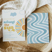 ファーストトリップのまわりにザサン誕生日招待状 招待状