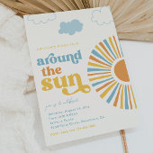 ファーストトリップのまわりにザサン誕生日招待状 招待状