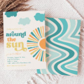 ファーストトリップのまわりにザサン誕生日招待状 招待状