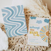 ファーストトリップのまわりにザサン誕生日招待状 招待状