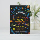 ファーストトリップのまわりにザサン誕生日招待状 招待状 (スタンド正面)