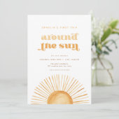 ファーストトリップのまわりにザサン誕生日招待状 招待状 (スタンド正面)