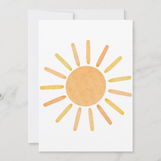 ファーストトリップのまわりにザサン誕生日招待状 招待状 (裏面)