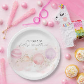 ファーストトリップのまわりにザサン誕生日紙プレート ペーパープレート (パーティー)