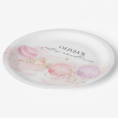 ファーストトリップのまわりにザサン誕生日紙プレート ペーパープレート (アングル)