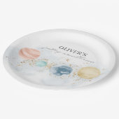 ファーストトリップのまわりにザサン誕生日紙プレート ペーパープレート (アングル)