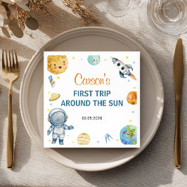 ファーストトリップのまわりにザサン誕生日 スタンダードカクテルナプキン