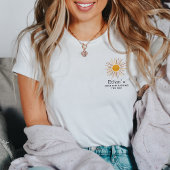 ファーストトリップのまわりにザ日カスタム第1誕生日かわいい Tシャツ