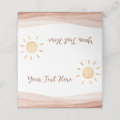 ファーストトリップサンのまわりに座席表誕生日パーティー プレイスカード (外部開封)