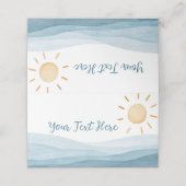 ファーストトリップサンのまわりに座席表誕生日パーティー プレイスカード (外部開封)