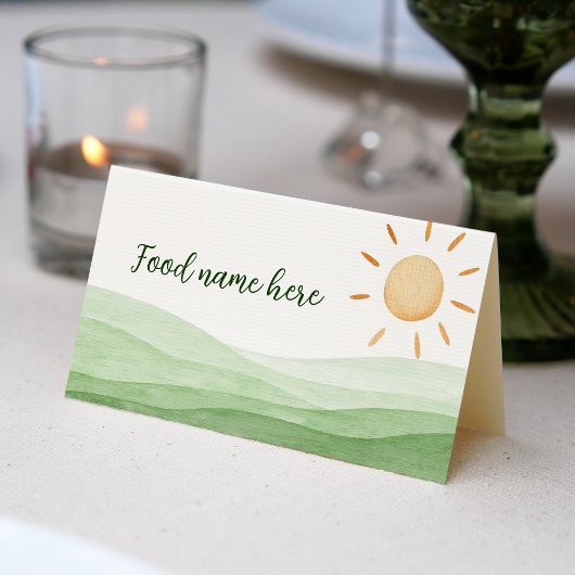 ファーストトリップサンのまわりに座席表誕生日パーティー プレイスカード