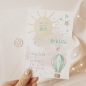 ファーストトリップザのまわりにサンスターズファースト誕生日 招待状