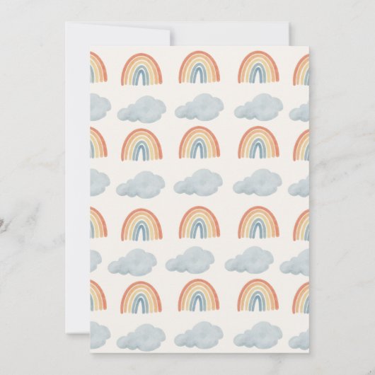 ファーストトリップザのまわりにサンボホサンシャイン誕生日 招待状 (裏面)