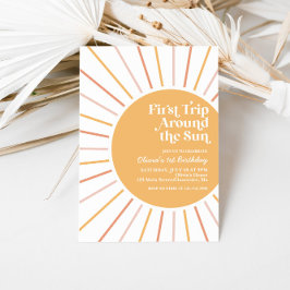 ファーストトリップザのまわりにサンボホサンシャイン誕生日 招待状