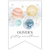 ファーストトリップザのまわりにサン誕生日バナーバンティング バンティングフラッグ (第1の旗)