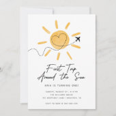 ファーストトリップザのまわりにサン1日の誕生日招待状 招待状 (正面)