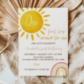 ファーストトリップザのまわりにサン1日の誕生日招待状 招待状