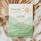ファーストトリップザのまわりにサン1日の誕生日招待状 招待状