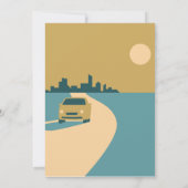 ファーストトリップザのまわりにサン1日の誕生日招待状 招待状 (裏面)