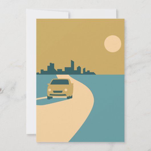 ファーストトリップザのまわりにサン1日の誕生日招待状 招待状 (裏面)