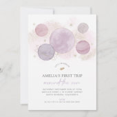 ファーストトリップザのまわりにサン1日の誕生日招待状 招待状 (正面)